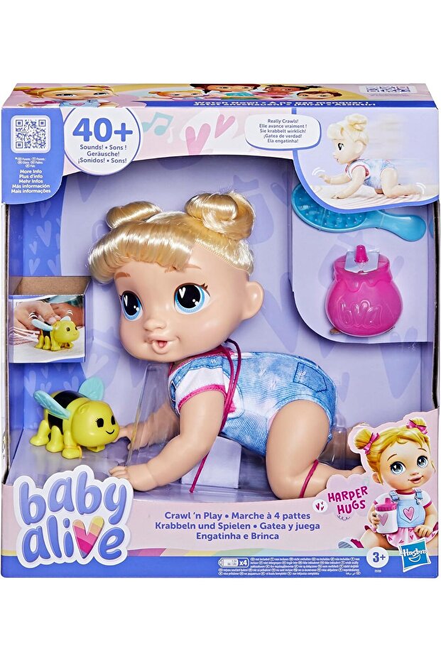 Baby Alive Crawl N Play Harper Hugs Playset