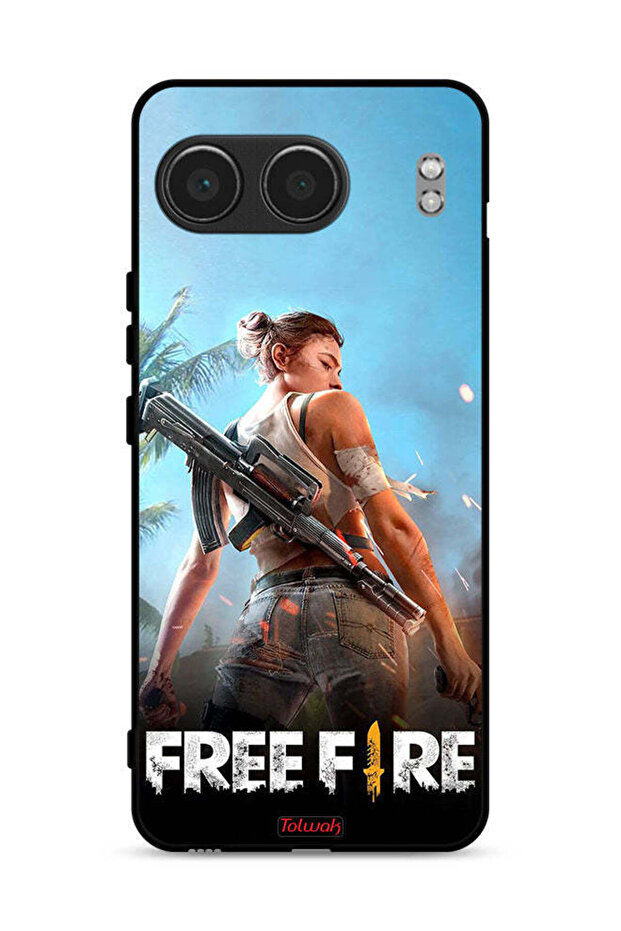 غطاء حماية لهاتف OnePlus Nord 4 5G بتصميم فري فاير