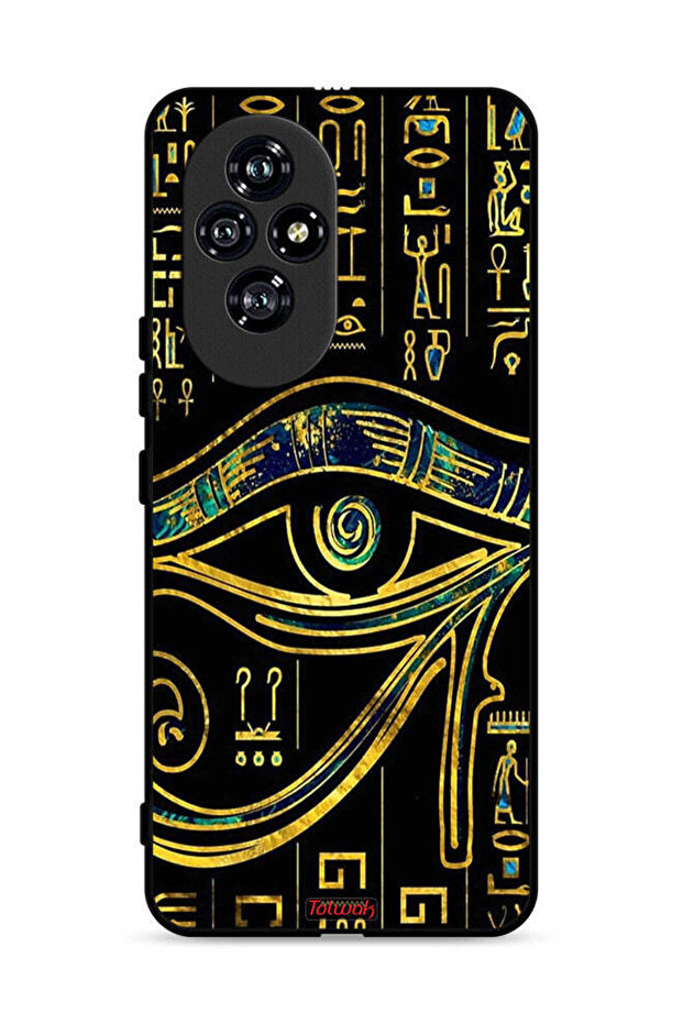 غطاء حماية لهاتف Honor 200 5G بتصميم عين فنية