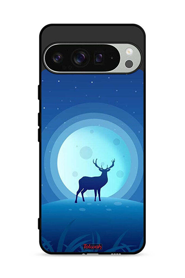 غطاء حماية لجهاز Google Pixel 9 Pro بتصميم غزال