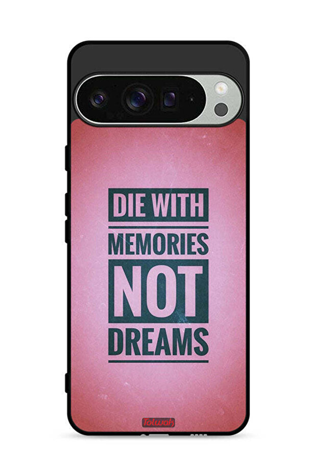 غطاء حماية لهاتف Google Pixel 9 Pro بنقش "ذكريات لا أحلام"