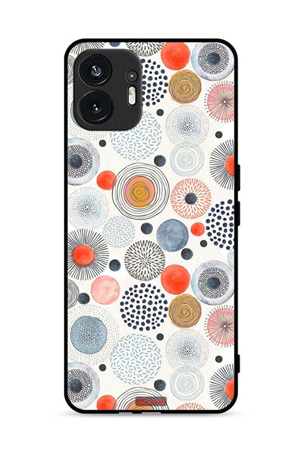 Nothing Phone (2) 5G Protective Case Cover Cotton Flowers Pattern