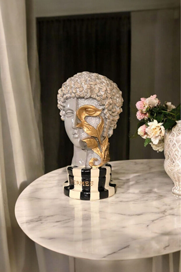 Dekoratif Hermes Büst - 1
