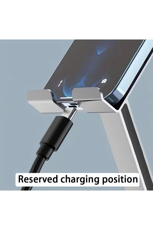 Yüksek Kalite Metal 360 Derece Dönebilen Ayarlanabilir Telefon Ve Tablet Tutucu Masa Üstü Stand - 8