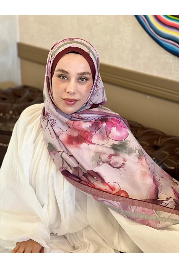 شال لينا بنمط باستيليا - 1