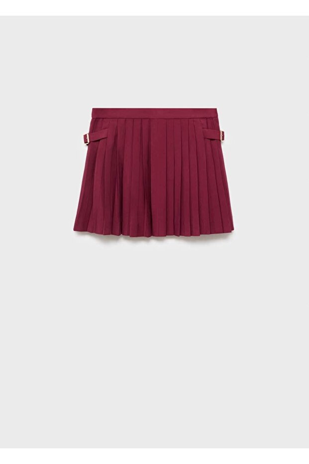 Pileli tokalı etek - 3