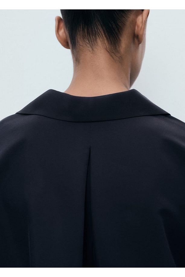 Truvakar kollu oversize gömlek - 8
