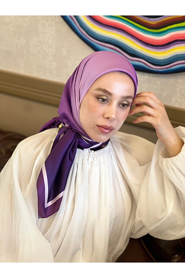 وشاح تصميم تانكا بتدرجات باهتة - 2