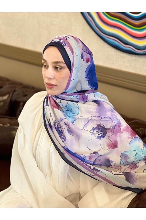 شال لينا بنمط باستيليا - 1