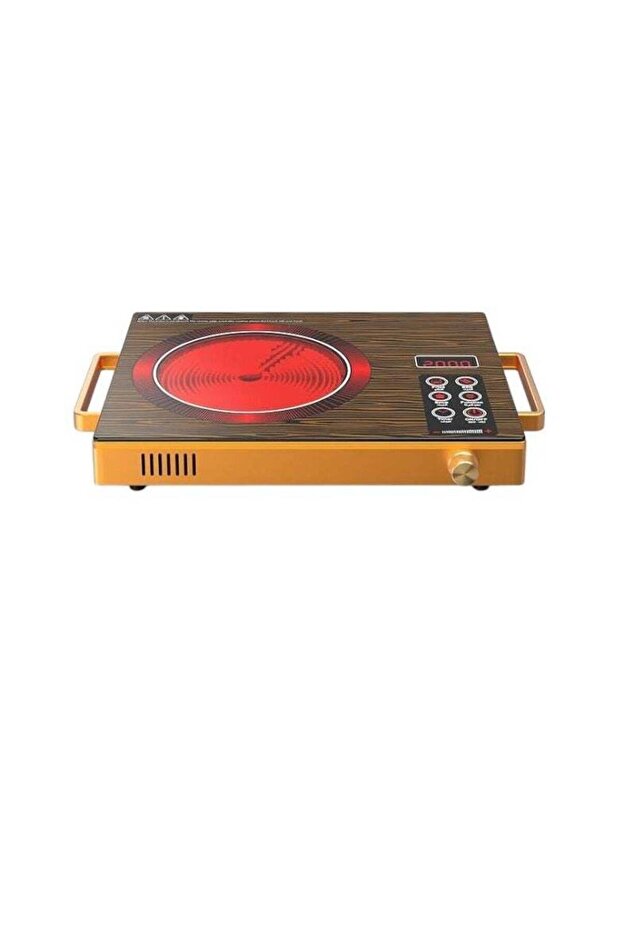 SilverCrest Portable Infrared Electric Stove - 3500W with LED Display and Multiple Cooking Modes - 1