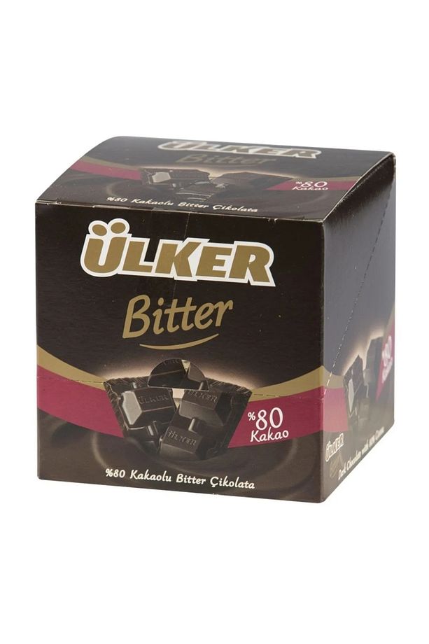 Kare Bitter Çikolata 60g x 6’lı – %80 Kakao Yoğunluğu ile Gerçek Çikolata Deneyimi - 2