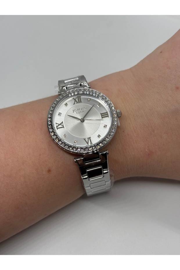 Jg.Polo Club Silver Color Steel Women Watch