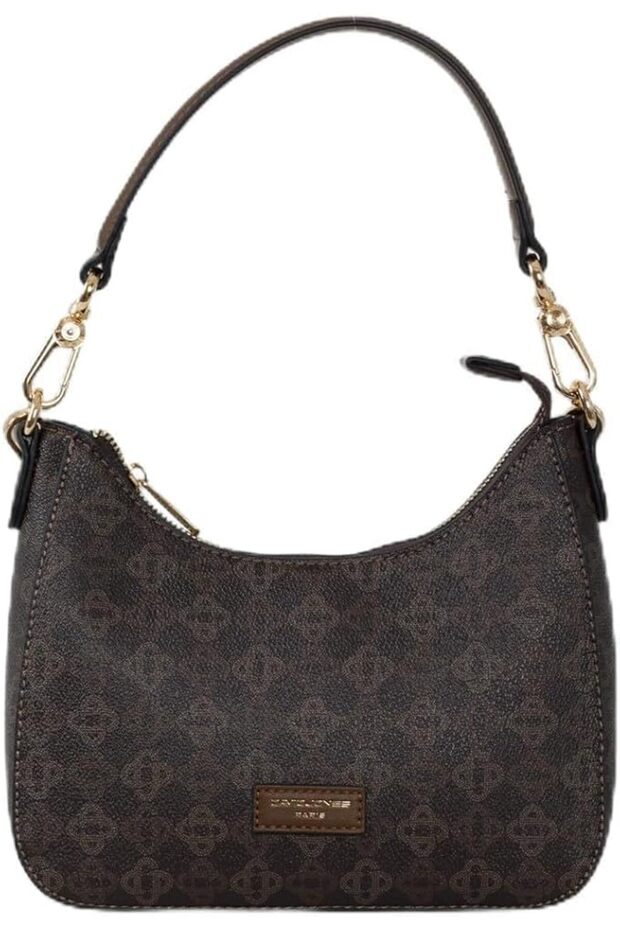 - حقيبة يد بتصميم كلاسيكي منقوش، موديل CM7152 - 2