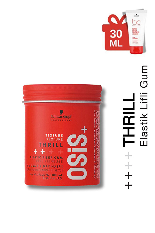 Osis Thrill Elastik Lifli Gum Şekillendirici Orta Tutuş Saç Sakızı 100ml + BC Acil Kurtarma Kremi 30ml