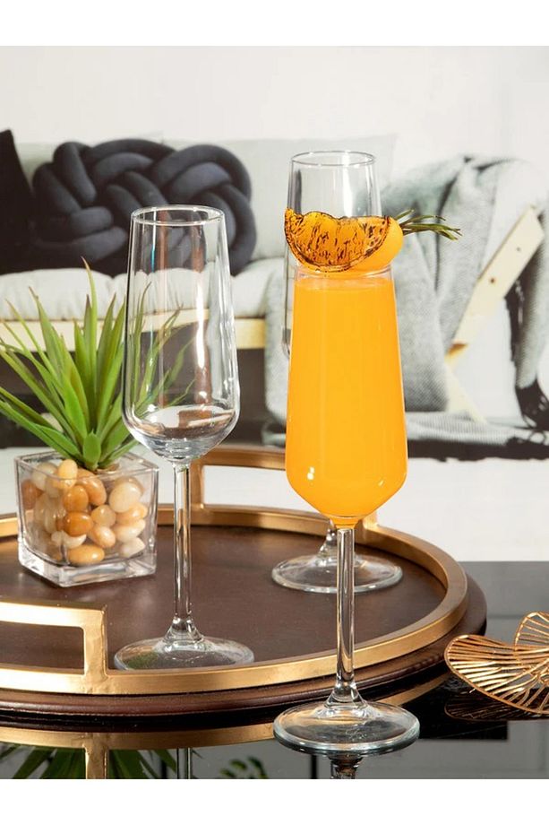 ALLEGRA GLASS CHAMPAGNE STEMWARE 6 PCSSET - 3