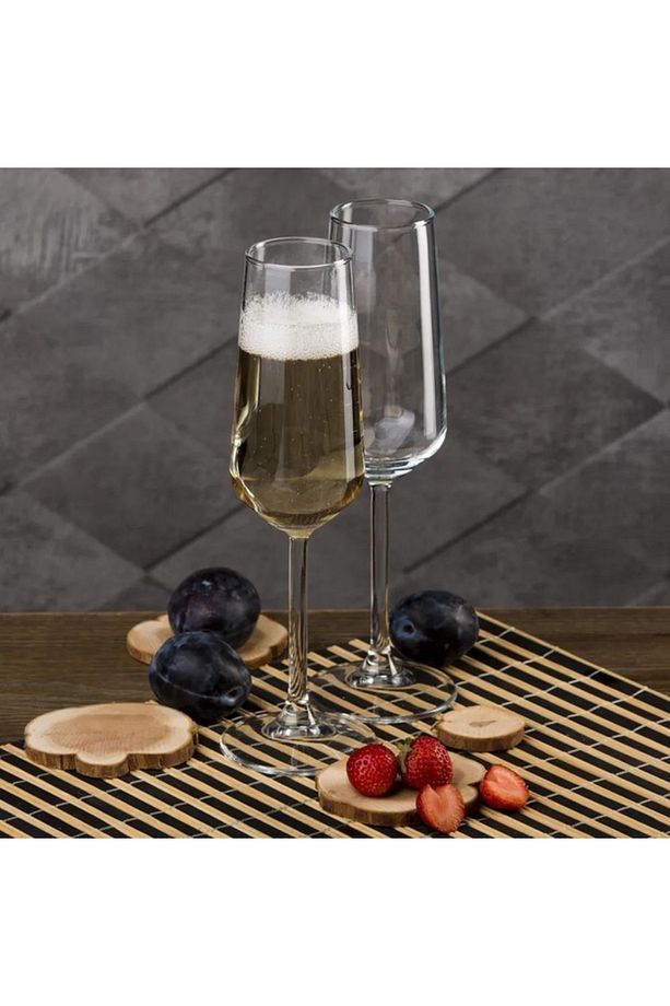 ALLEGRA GLASS CHAMPAGNE STEMWARE 6 PCSSET - 4