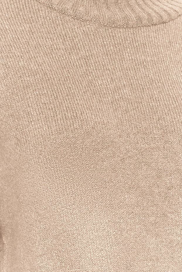 Vizon Geniş Kalıp Yumuşak Dokulu Basic Triko Kazak TWOAW23KZ00490 - 5