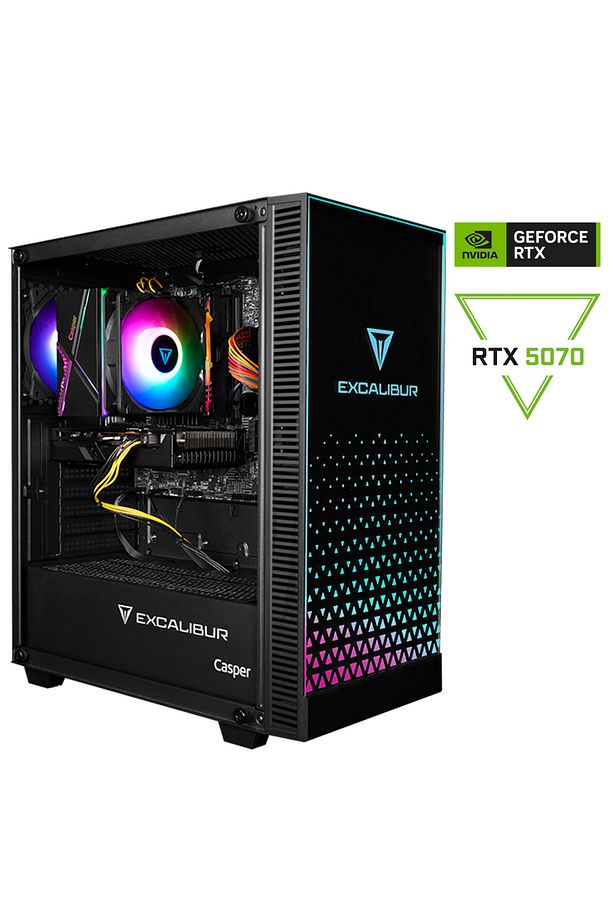 Excalibur E65H.144F-DF70X-0HE INTEL CORE i5-14400F 32GB RAM 1TB NVMe SSD RTX5070 DOS GAMING - 1