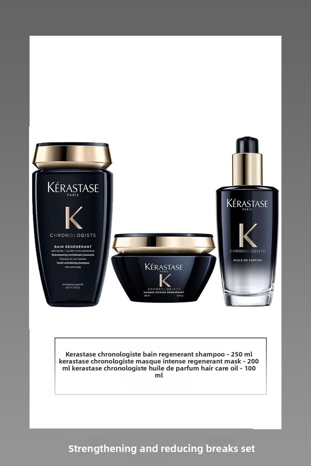 Kérastase Chronologiste Caviar Essence Set Pre-Cleanse 200 ml + Mask 200 ml + Perfume Oil 100 ml