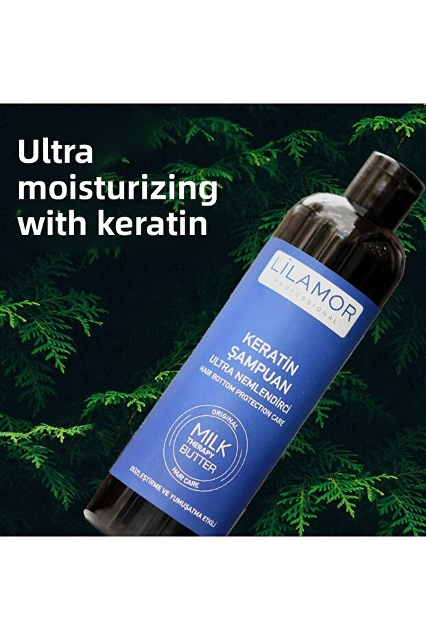 Professional Flattening and Softening Keratin Shampoo 400ml