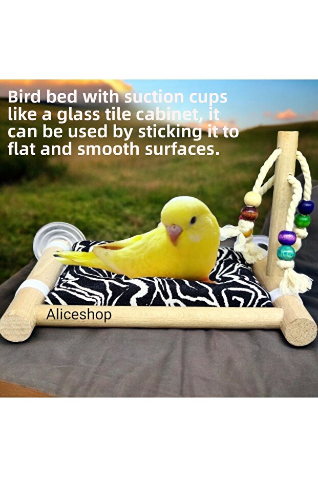 Suction Cup Bird Bed Pillow Pillow Rest and Sleep House