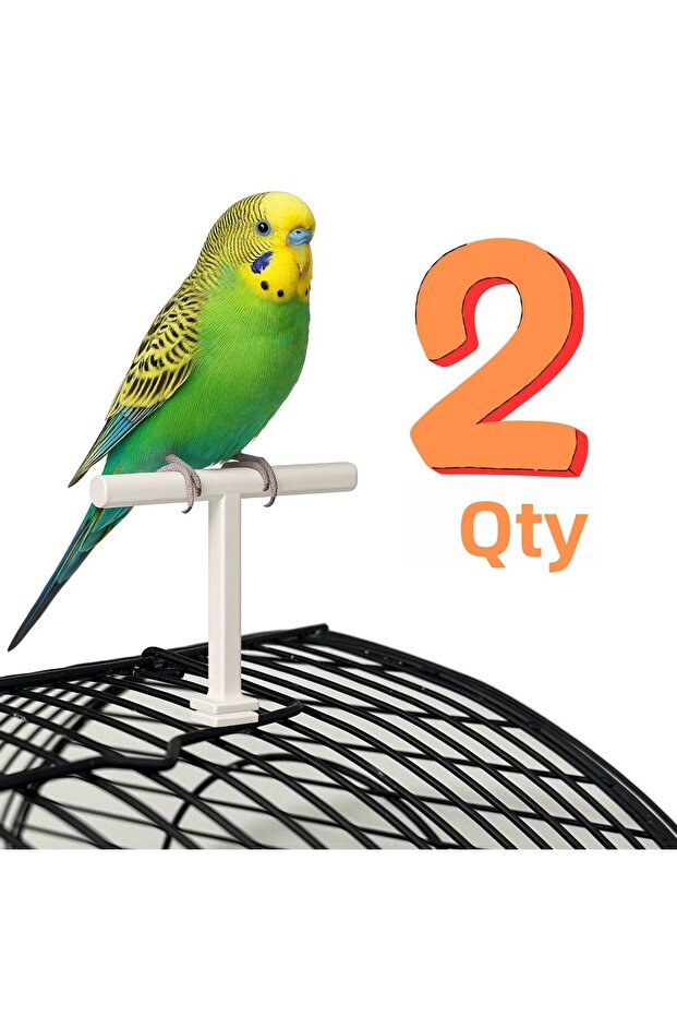 Cage Top t Perch 2 Pieces Budgie & Lovebird/Parakeet & Cockatiel