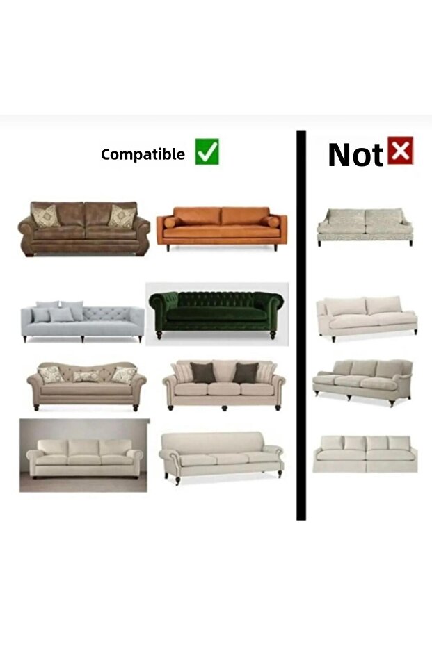 طقم غطاء أريكة مرن 3+3 - 3