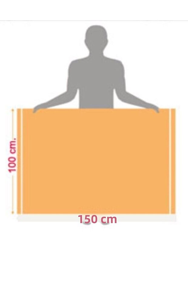 Rózsaszín 100% pamut nagy fürdőlepedő - 4