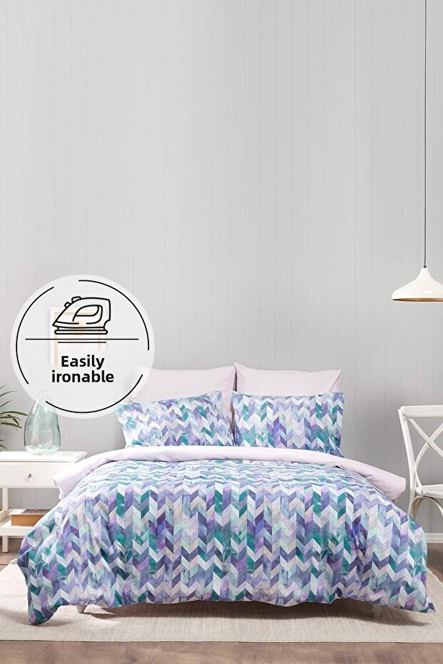 Melange Single Easy-Iron Duvet Cover Set - Karaca Home