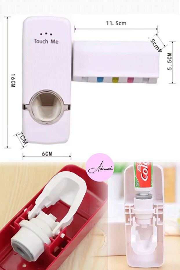 Automatic Toothpaste Squeezer, Toothbrush Holder - 4