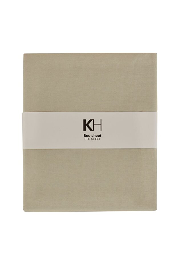 Double Basic 100% Cotton Flat Sheet Sage - 2