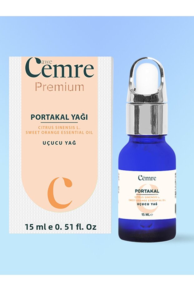 زيت البرتقال العطري 15 مل - نقي 100% لصناعة العطور والشموع