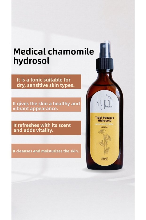 Medical Chamomile Hydrosol (Matricaria Recutata) 100% Pure Medical Chamomile Plant Water