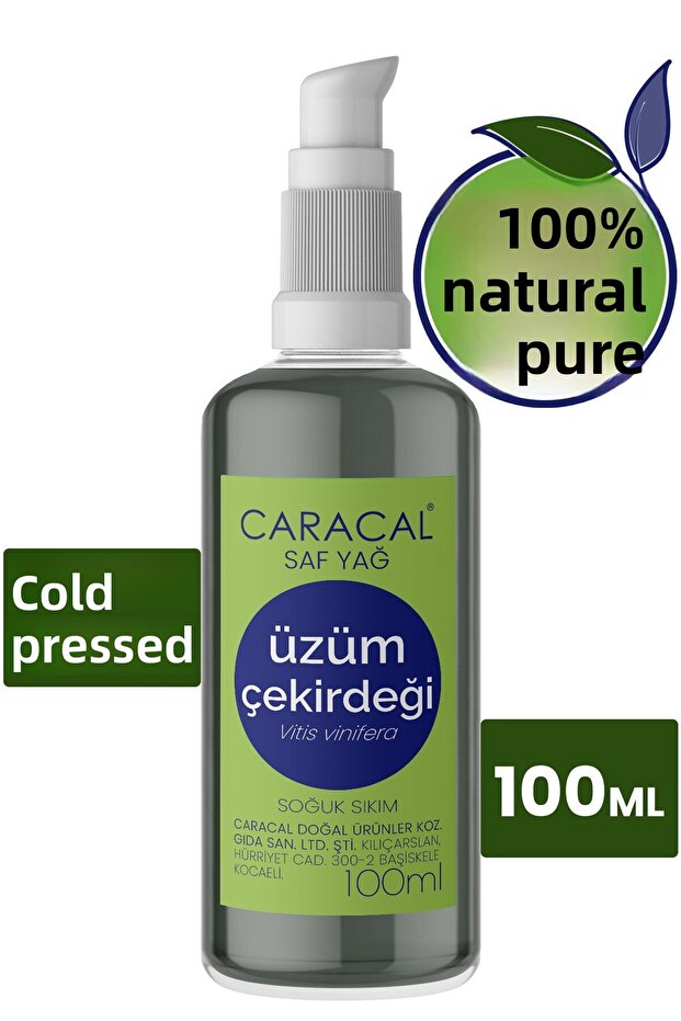 100ml Pure Grape Seed Oil Vitis Vinifera Oil Cold Pressed Natural Without Additives