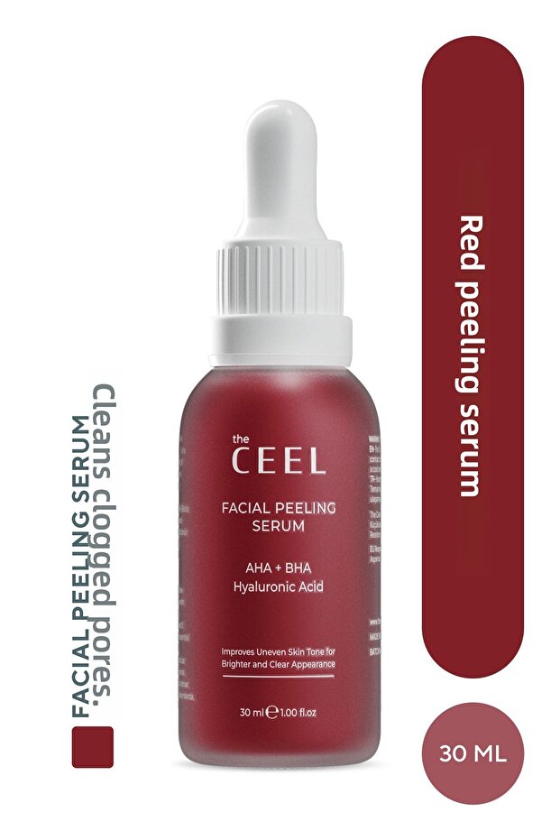 Aha Bha Skin Tone Equalizing, Revitalizing, Renewing Red Peeling Serum 30 ml