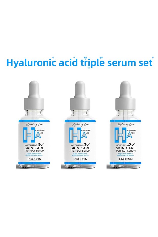 Intensive Moisturizing Hyaluronic Acid Serum 20 ml (3 Pcs)