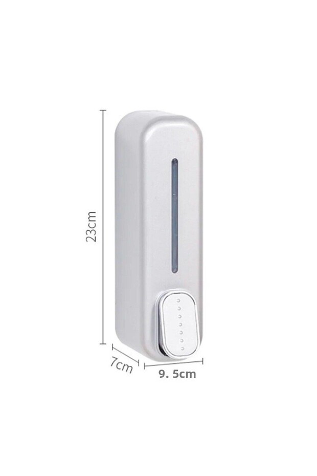 ® White Wall Mounted Liquid Soap Dispenser 300 ml - 4