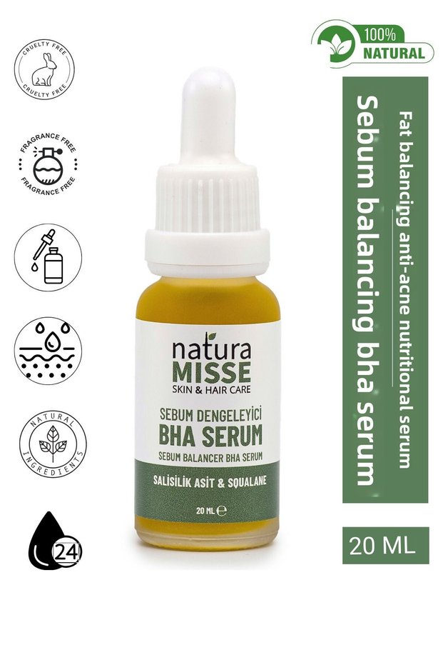 Sebum Balancing Bha Serum Anti Blackhead Pore Tightening Serum