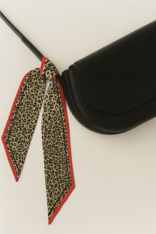 Eșarfă cu model leopard - 2