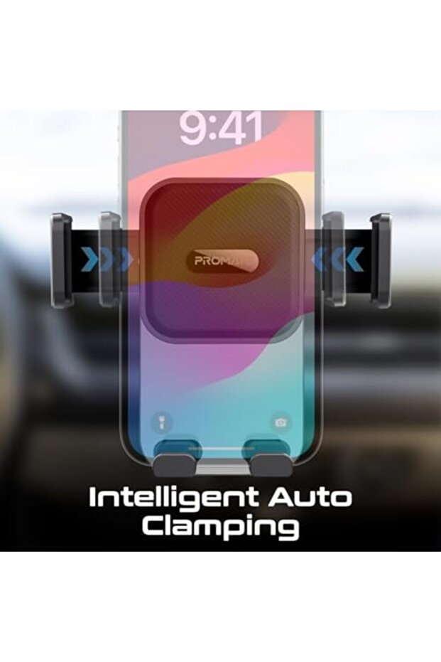 حامل هاتف مبتكر للسيارة، تصميم شفاف للتثبيت التلقائي، مع ذراع قابل للتمديد، متعدد الاستخدامات - 7