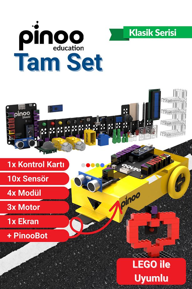 Pinoo Kodlama Ve Robotik Seti - Kutulu Tam Set - 1