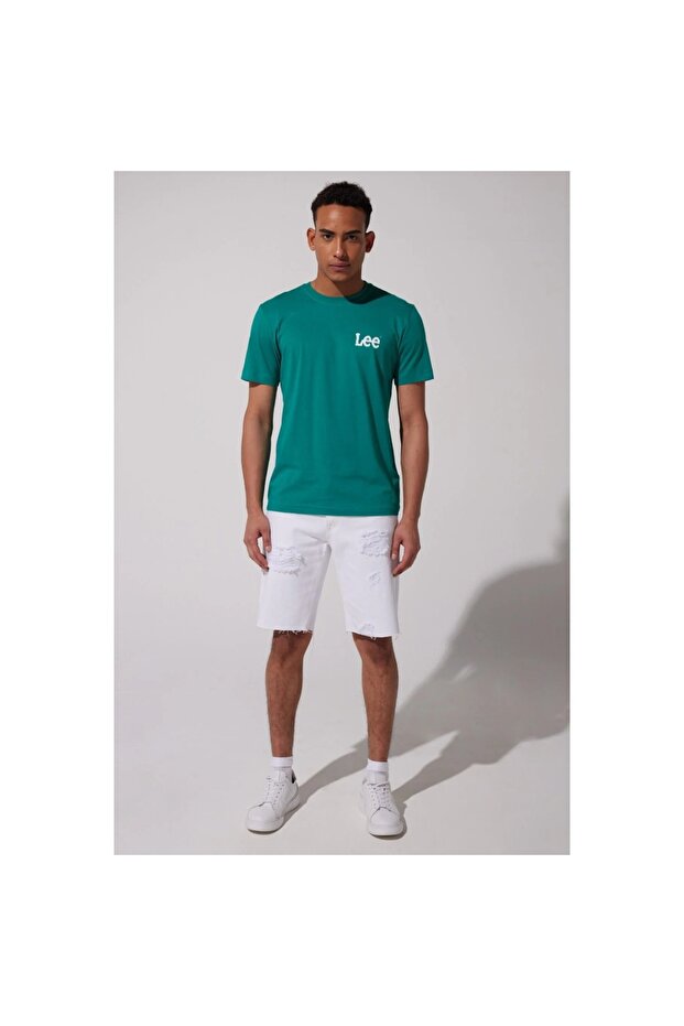 Men's Green Crew Neck T-Shirt