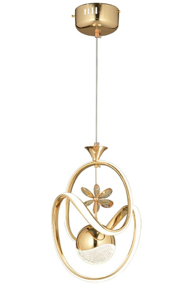 Modern Led Avize Gold Ledli Avize - 3