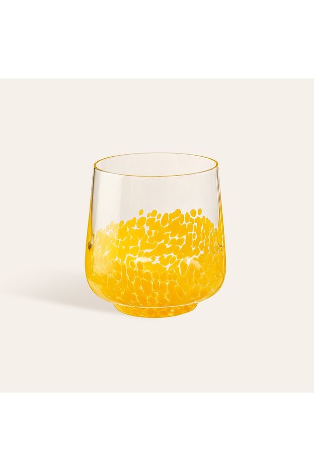 Henan Cam Su Bardağı 430 Ml Sarı - 1