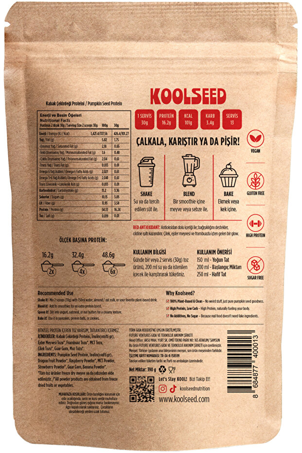 Red Antioxidant – Bitkisel Protein Tozu - 4