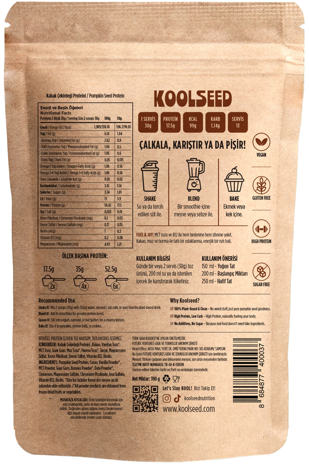 Fuel & Joy – Bitkisel Protein Tozu - 5