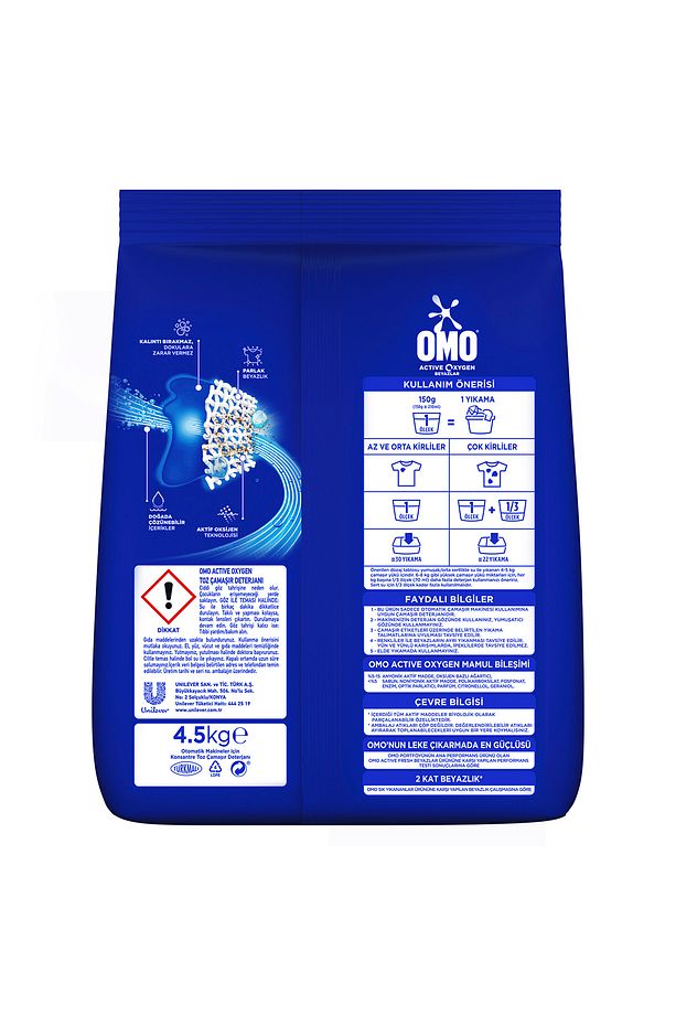 Active Oxygen Beyazlar Toz Deterjanı 4.5 Kg X2 - 9