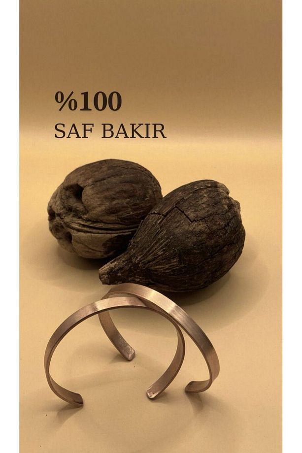 Saf Bakır Bileklik Kaplamasız ( 1 Adet ) - 1