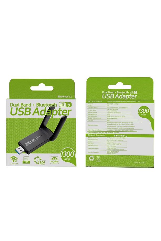 1300Mbps USB 3.0 WiFi Adaptörü Dual Band 2.4Ghz/5Ghz WiFi USB Ethernet Ağ Kartı Alıcısı PC için - 4