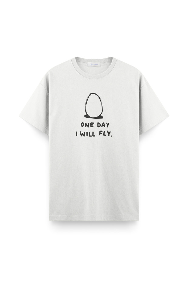 تي شيرت بيضة عادية - 1